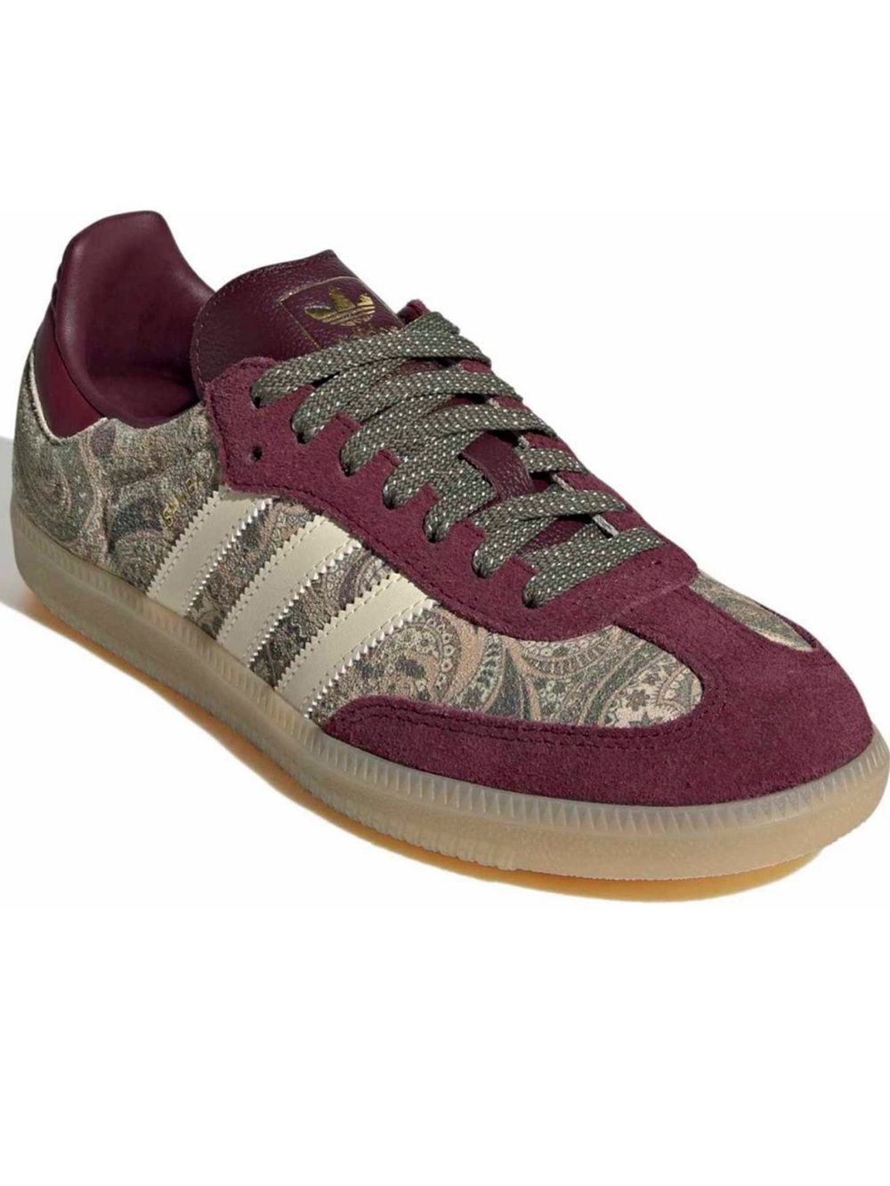 💐 LIBERTY LONDON X ADIDAS SAMBA MAROON 💐 - Picture 2 of 3